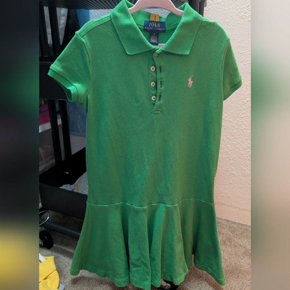 Polo by Ralph Lauren Kids Green Polo Dress